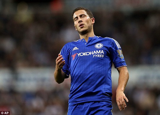 Tiền vệ Eden Hazard mùa này cũng đang gặp vấn đề