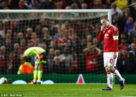 Rooney chưa thể lấy lại phong độ ghi bàn của mình