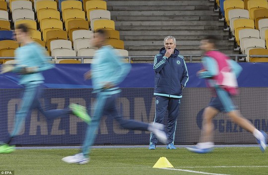 
Mourinho chuẩn bị cho trận đấu với Dinamo Kiev vào rạng sáng 21-10

