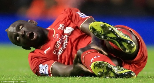 
Sakho của Liverpool bị chấn thương
