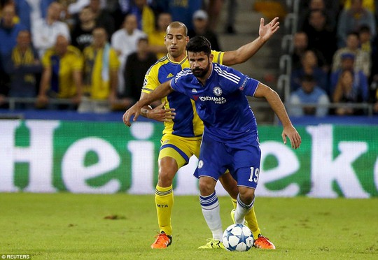
Costa bỏ lở cơ hội ghi bàn và bị HLV Mourinho quát tháo
