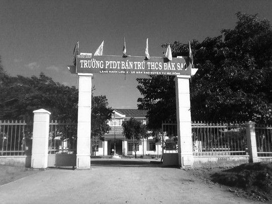 Trường Phổ thông Dân tộc bán trú - THCS Đắk Sao có học sinh không đủ điều kiện vẫn được xét tốt nghiệp THCS