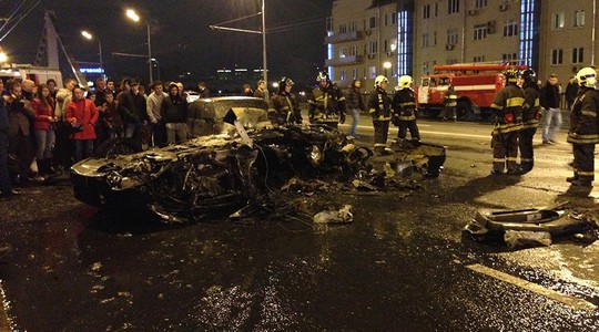 
Hiện trường vụ tai nạn. Ảnh: RIA Novosti
