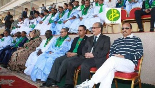 Các quan chức Mauritania dự khán trận siêu cúp