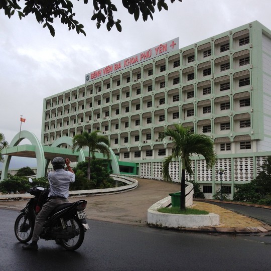 
Bệnh viện đa khoa Phú Yên, nơi bệnh nhân Trung nhập viện và chết ở cầu thang
