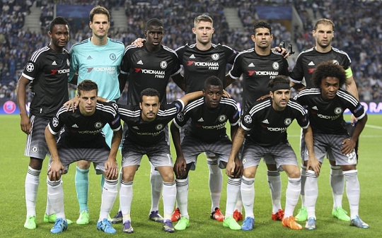 Đội hình xuất phát của Chelsea ở trận thua Porto 1-2