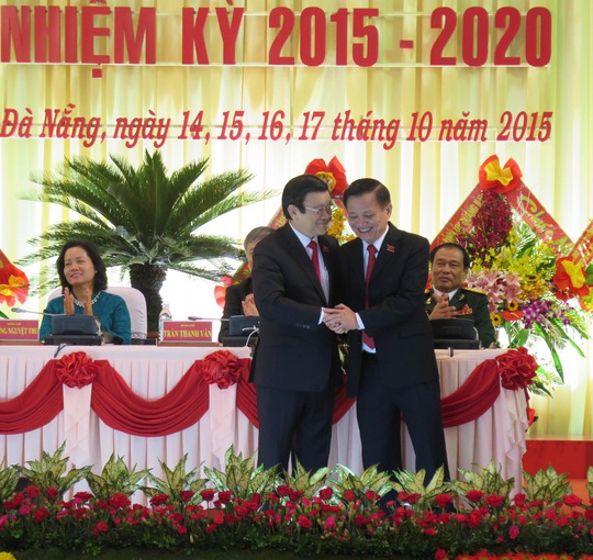 Chủ tịch nước Trương Tấn Sang trao đổi với lãnh đạo TP Đà Nẵng
