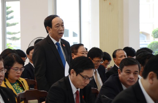 
Đại biểu Nguyễn Đăng Hải phát biểu tại hội trường.
