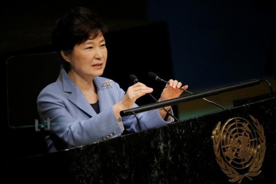 
Tổng thống Hàn Quốc Park Geun-hye. Ảnh: Reuters
