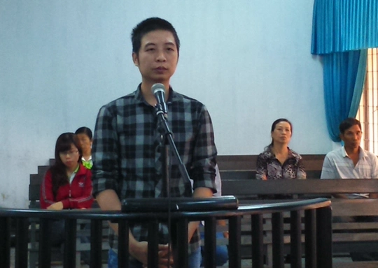 
Nguyễn Bá Biên Thùy tại phiên tòa sơ thẩm
