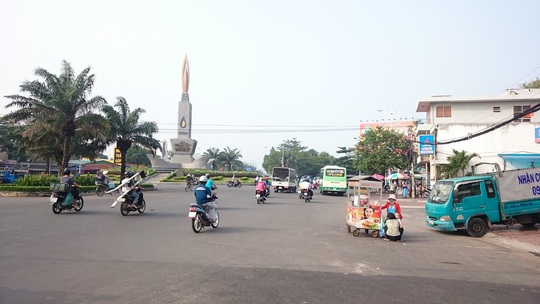 
Vòng xoay tượng đài Dầu khí nơi xảy ra vụ va chạm giao thông khiến anh An bị đâm tử vong
