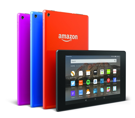 
Amazon Fire HD 8 với nhiều màu thời trang.
