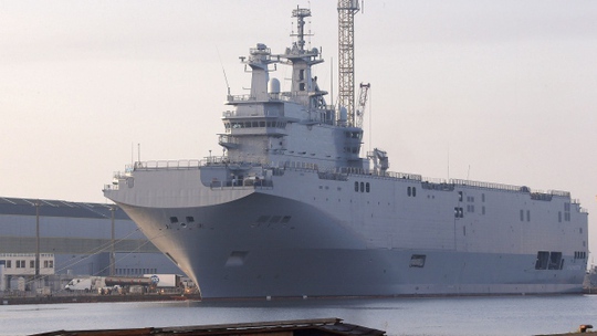 Ai Cập sẽ mua tàu Mistral của Pháp. Ảnh: AP