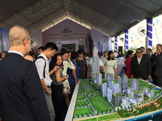 Khi hoàn thành, Empire City sẽ có tòa nhà đa chức năng cao nhất Việt Nam với 86 tầng