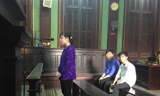 Bị cáo Nguyễn Thị Thanh Thúy tại phiên tòa phúc thẩm