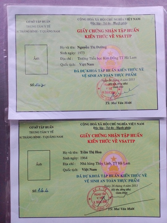 Đạo scan con dấu, làm giả chữ ký của giám đốc Trung tâm Y tế huyện Thăng Bình nhưng không bị truy tố