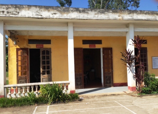 
Khu vực Công sở xã Trường Minh, nơi anh Nguyễn Văn Hợp đã nhiều lần đưa em Th. tới để làm “chuyện người lớn”
