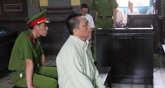Trần Văn Hiền tại phiên tòa phúc thẩm ngày 12-10