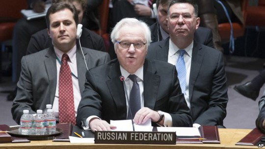 Đại sứ Nga tại Liên Hiệp Quốc Vitaly Churkin. Ảnh: AP