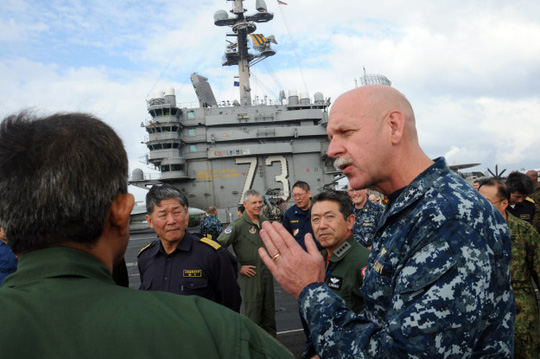 Đô đốc Scott Swift, Tư lệnh Hạm đội Thái Bình Dương của Hải quân Mỹ Ảnh: HẢI QUÂN MỸ