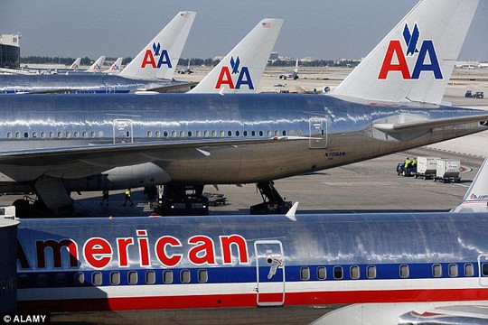 Máy bay của của hãng American Airlines Ảnh: ALAMY