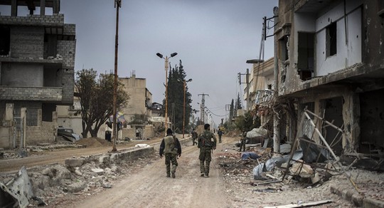Quân đội Syria bắt đầu tấn công dồn dập gần thủ đô Damascus bắt đầu cách đây 2 tuần. Ảnh: SPUTNIK