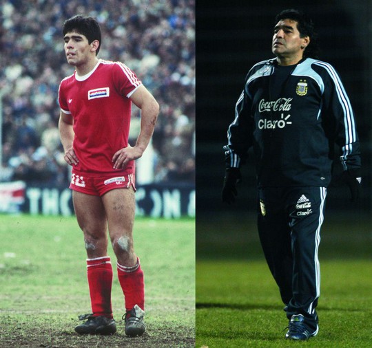 
Cựu tiền đạo Argentina Maradona
