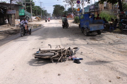 
Hiện trường vụ tai nạn
