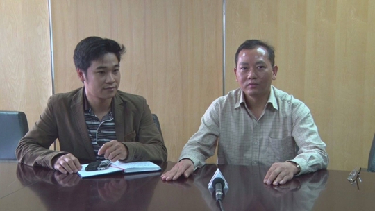 Ông Trần Văn Lâm, Vụ trưởng Vụ Tổ chức cán bộ (Bộ GTVT), trả lời PV về vụ việc