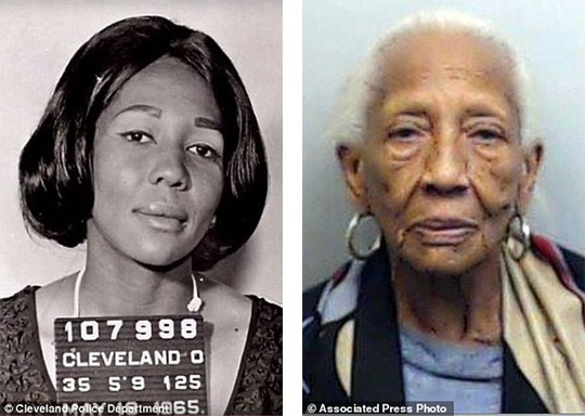 
Bà Doris hiện nay (phải) và khi bị bắt năm 1965 (trái). Ảnh: Daily Mail
