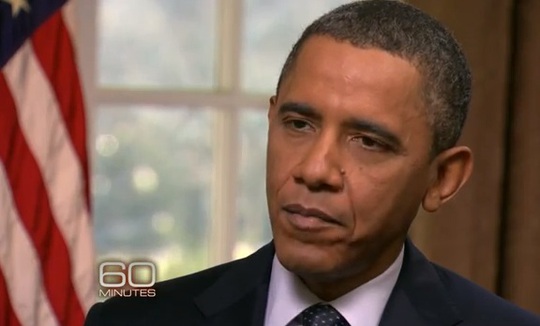 Ông Obama phát biểu trong chương trình 60 Minutes. Ảnh: 60 Minutes