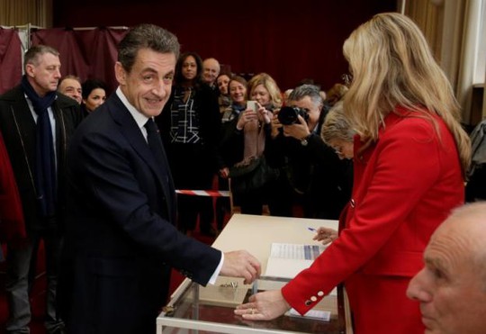
Đảng bảo thủ của cựu Tổng thống Nicolas Sarkozy thắng lớn trong cuộc bầu cử. Ảnh: Reuters
