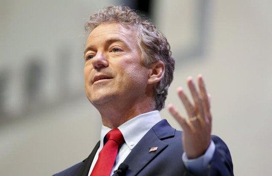 
Ứng viên Tổng thống Rand Paul của Đảng Cộng hòa phát biểu tại bang South Carolina hôm 18-9. Ảnh: Reuters
