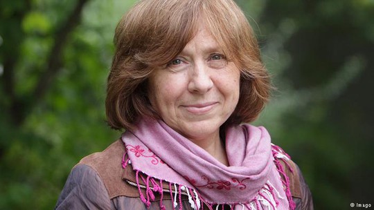 
Nhà văn Svetlana Alexievich. Ảnh: DW
