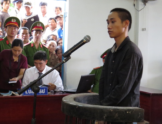 Bị cáo Nguyễn Văn Thái bị tòa tuyên tử hình cho 2 tội giết người và cướp tài sản