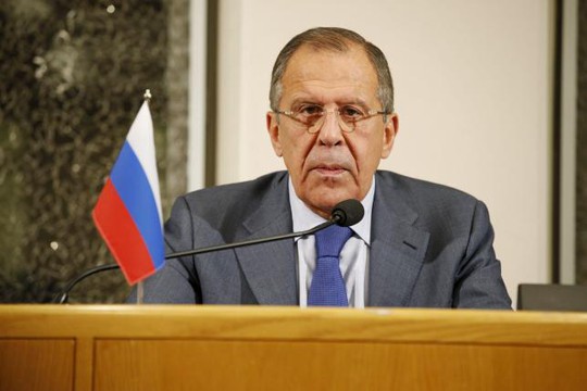 
Ngoại trưởng Nga Sergei Lavrov cho biết nước này đang chiến đấu chống IS tại Iraq. Ảnh: Reuters
