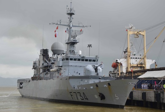 Tuần dương hạm hiện đại của Pháp đến Đà Nẵng lần thứ hai và sẽ có buổi huấn luyện chung với Hải quân Việt Nam