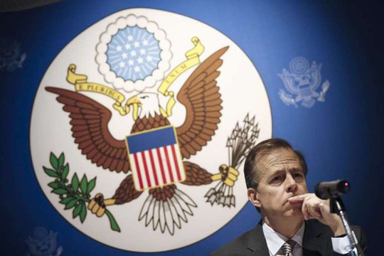 Đại sứ Mỹ tại Thái Lan Glyn Davies trong cuộc họp báo ở Bangkok hôm 30-11. Ảnh: Reuters