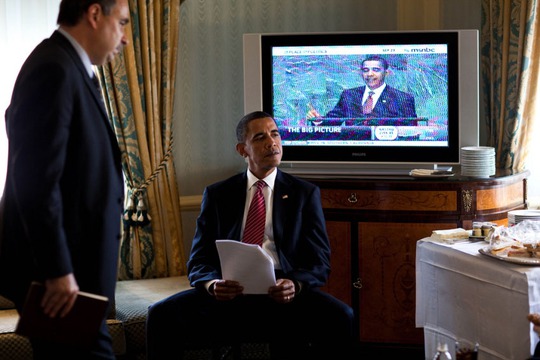 
Tổng thống Mỹ Barack Obama trong một lần trú ngụ tại khách sạn Waldorf-Astoria. Ảnh: Nhà Trắng
