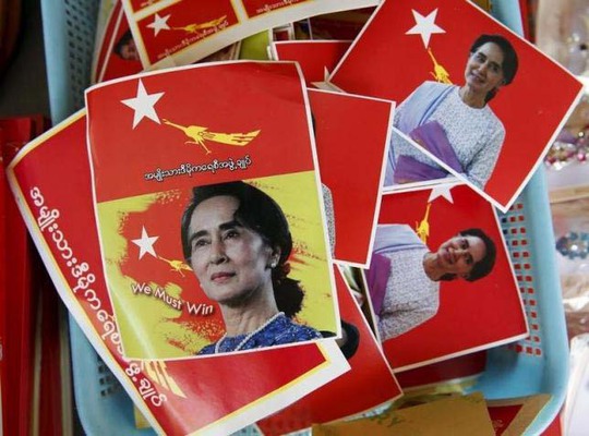 Thủ lĩnh đối lập Myanmar Aung San Suu Kyi Ảnh: Reuters