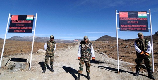 Đường kiểm soát thực tế giữa Ấn Độ và Trung Quốc Ảnh: INDIAN DEFENCE