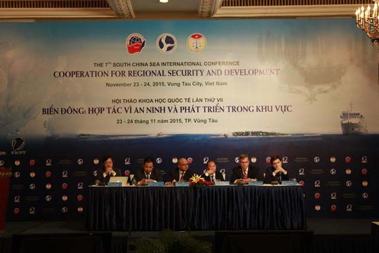 Hơn 200 học giả trong và ngoài nước tham dự hội thảo quốc tế lần thứ 7 về biển Đông Ảnh: Đàm Ninh