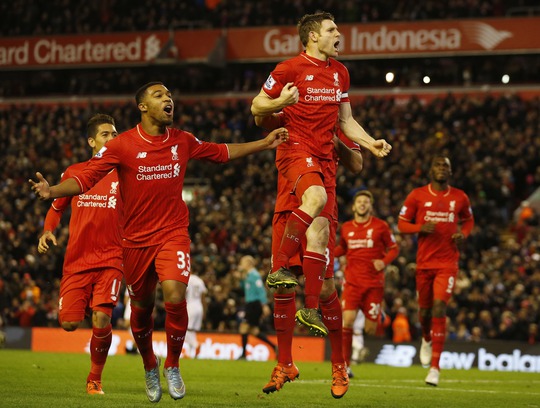 Liverpool đang thăng tiến nhanh chóng dưới sự dẫn dắt của HLV J.Klopp Ảnh: REUTERS