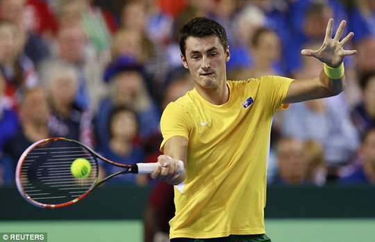 Bernard Tomic thi đấu đầy quyết tâm nhưng không vượt qua nổi Andy Murray