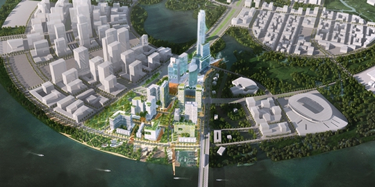 Quy hoạch tổng thể khu lõi trung tâm Khu đô thị mới Thủ Thiêm