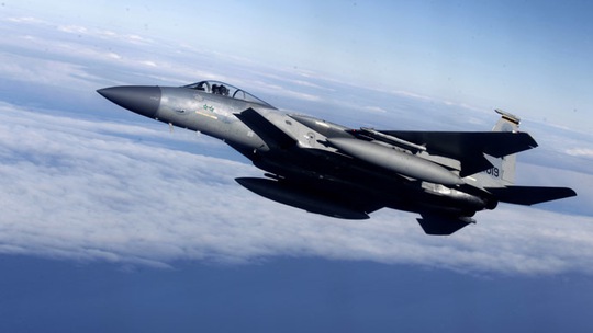 Chiến đấu cơ F-15 của Mỹ. Ảnh: Reuters