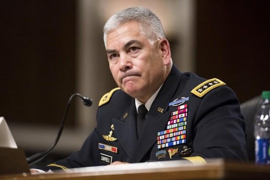 Cựu chỉ huy lực lượng quốc tế tại Afghanistan John F. Campbell. Ảnh: Reuters