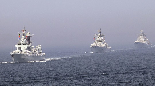 Trung Quốc sắp triển khai tàu khu trục tên lửa, tàu ngầm tập trận ở biển Đông. Ảnh: CHINA DAILY