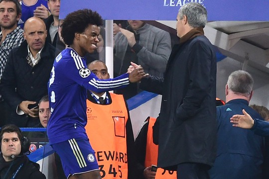 Willian được Mourinho tin dùng khi ông còn ở Chelsea