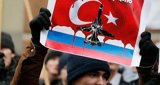 Mối quan hệ giữa Nga và Thổ Nhĩ Kỳ ngày càng khó cứu vãn sau vụ máy bay Su-24 Ảnh: HORTIBIZ
